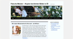 Desktop Screenshot of falschemeister.de